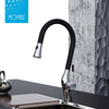 New hot sale kitchen sink flexible gooseneck hose black kitchen faucet